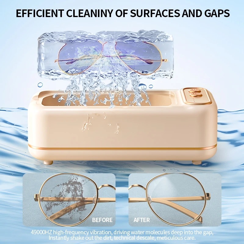 High Jewelry Watches - Portable Ultrasonic Cleaning Machine Travel Cleaner