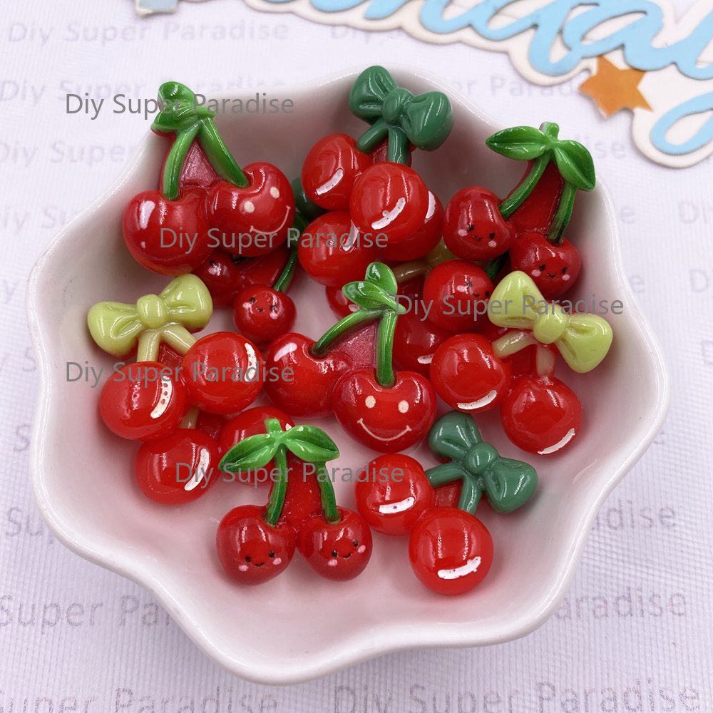 Paradise Jewelry & Watches Llc Miami Photos - 16pcs Colorful Kawaii Cartoon Bowknort Red