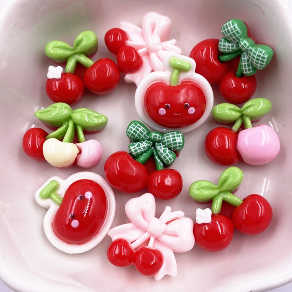 Paradise Jewelry & Watches Llc Miami Photos - 24pcs Colorful Kawaii Cartoon Bowknort Red