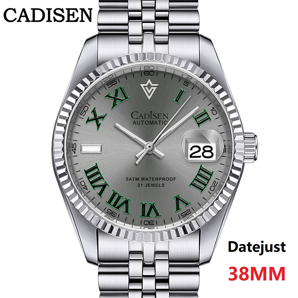 Automatic Watch Winder - CADISEN 38MM Men's Automatic Mechanical Watch