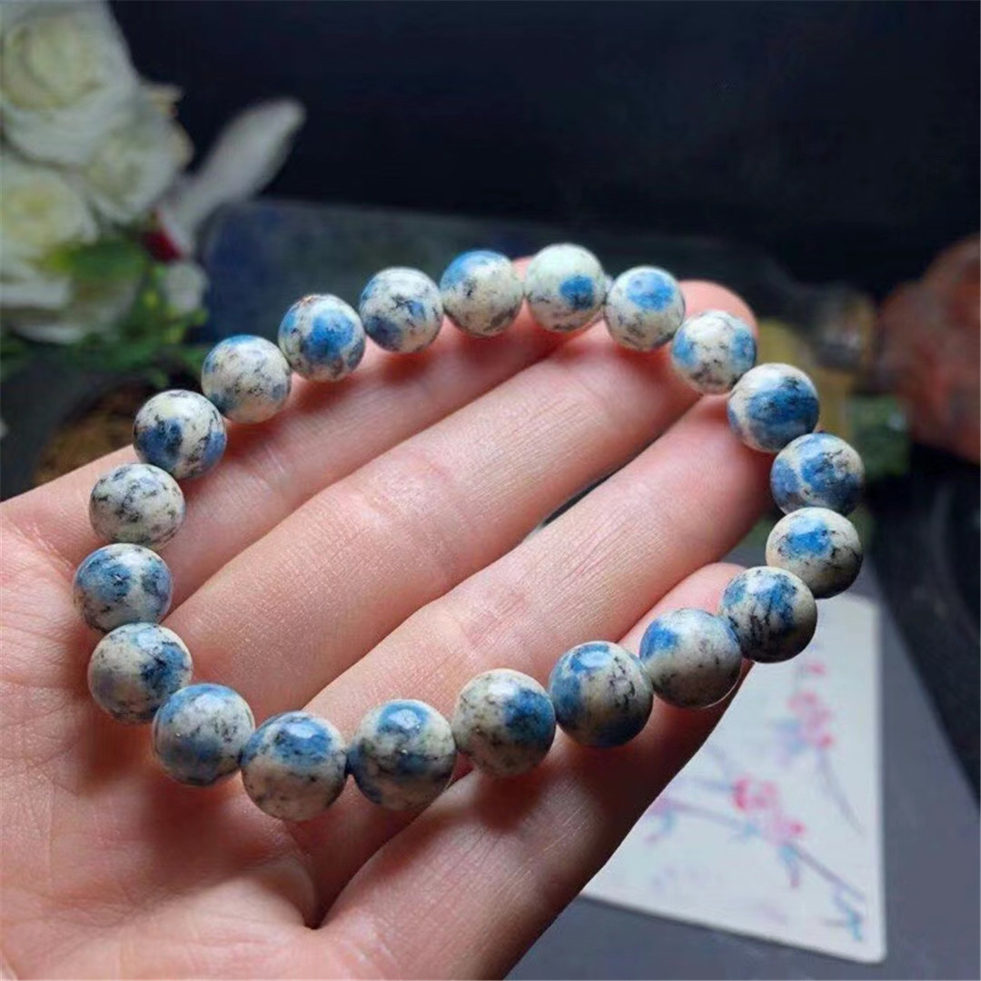 Gemstone Bracelet Healing - 9mm Natural K2 Jasper Bracelet Jewelry