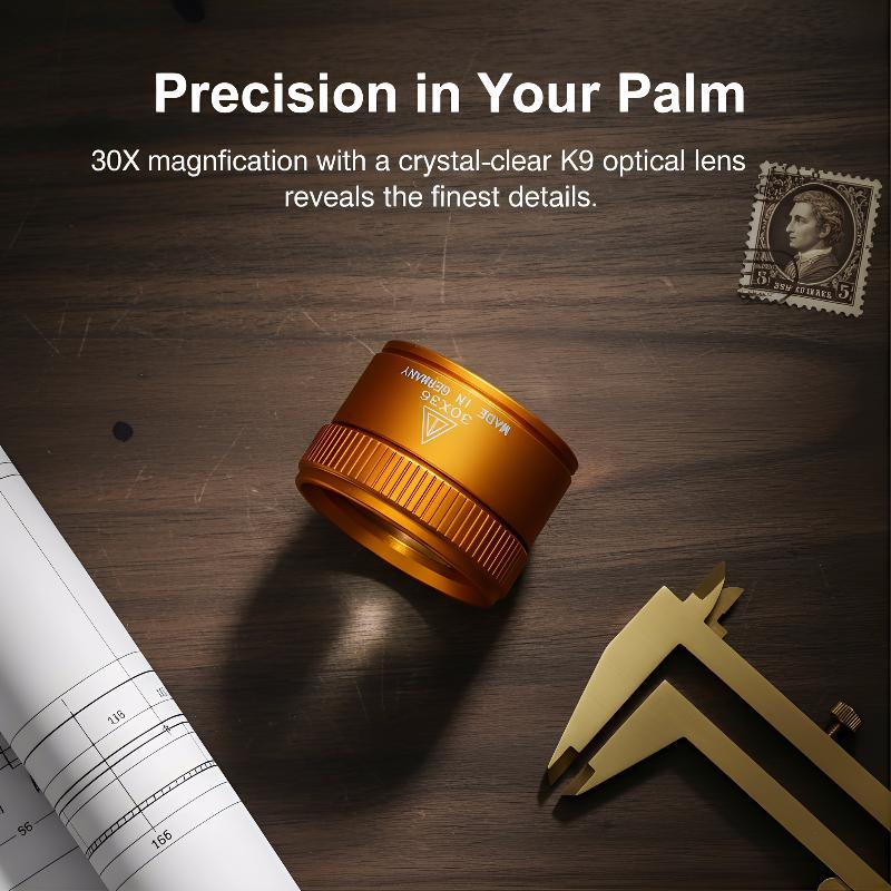 Jewelry Watches Repair - 30X 36mm K9 Loupe Magnifying Glass