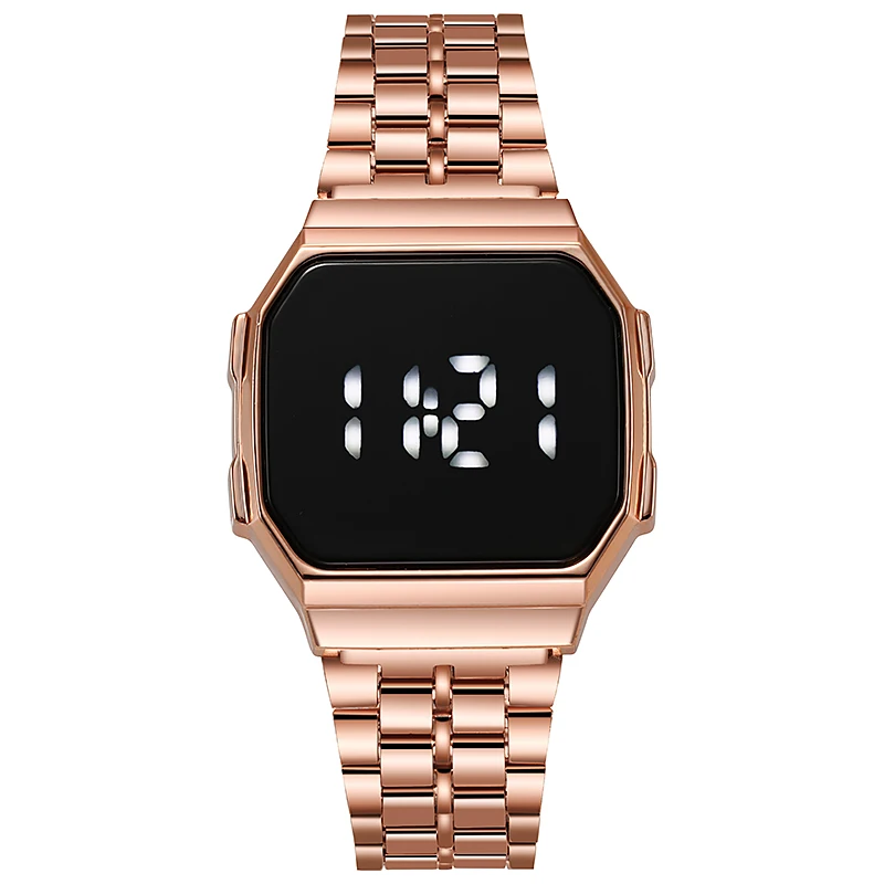 Jewelry Watches Silver - New Digital Display LED Touch Watch