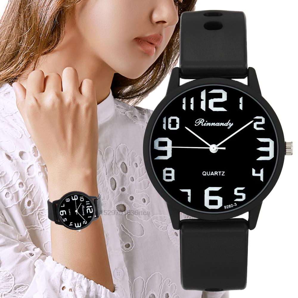 High Jewelry Watches - Women Fashion Silicone Watches Set Minimalist
