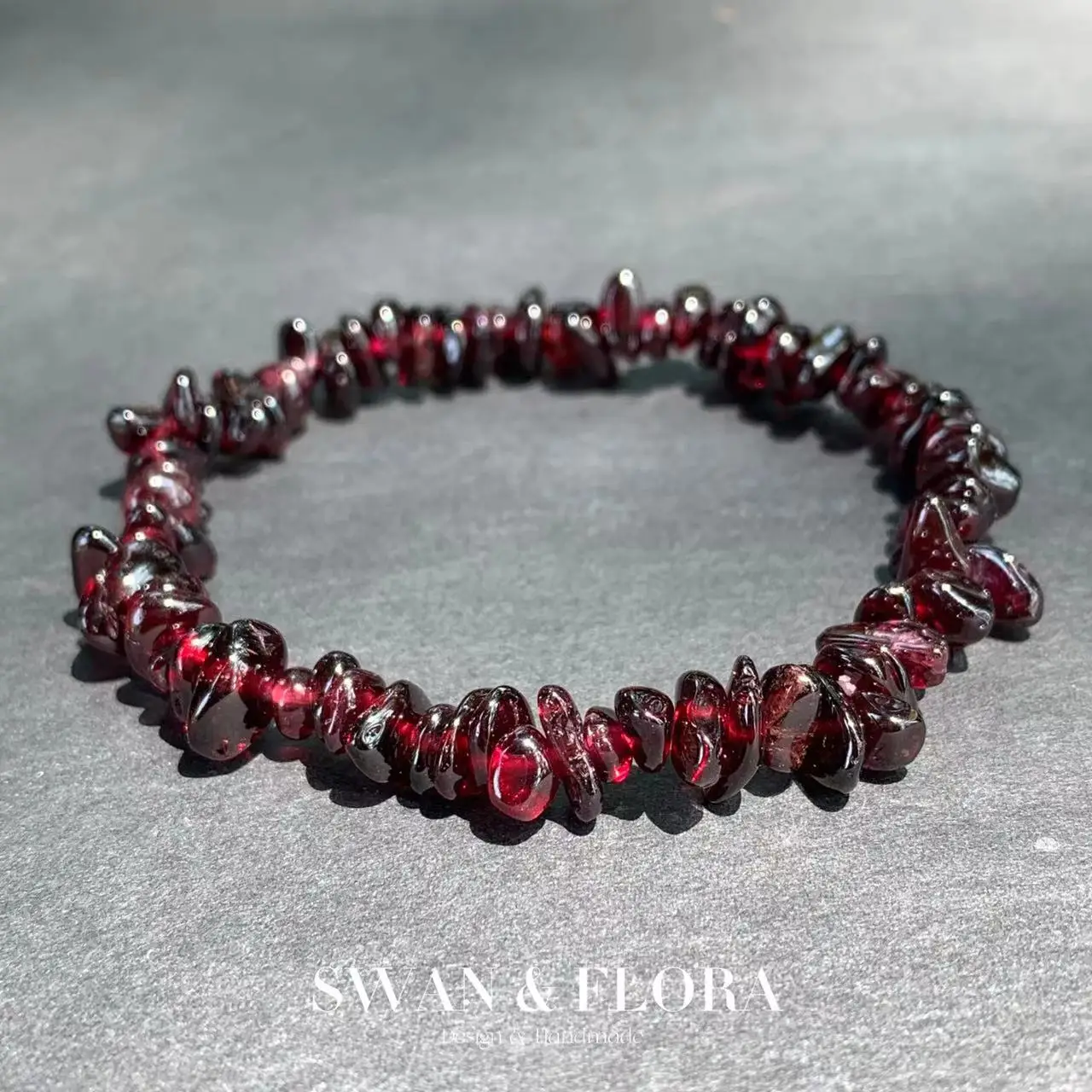 Gemstone Bracelet Healing - Natural Garnet Bracelet For Woman Crystal