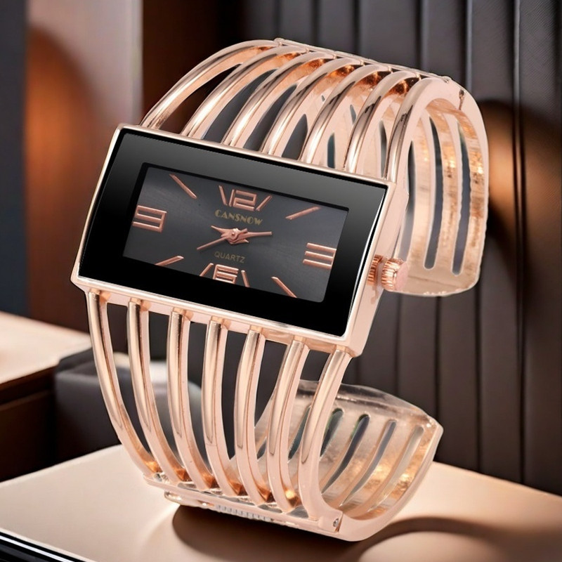Jewelry Watches Silver - Female Bracelet Watch Luxury Rectangle Dial