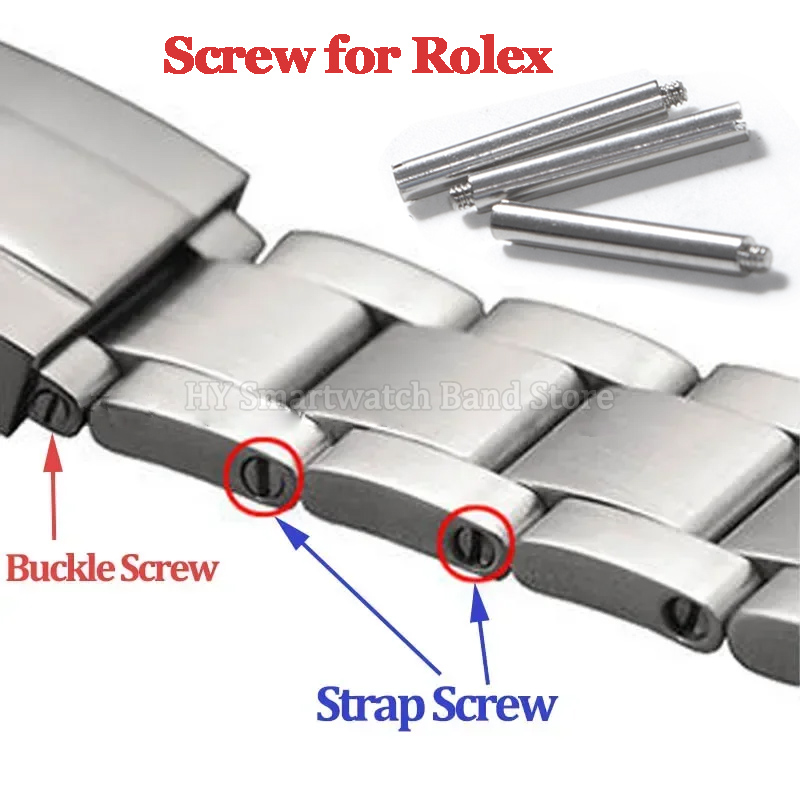 Jewelry Rolex Watches - Stainless Steel Strap Screw for Rolex
