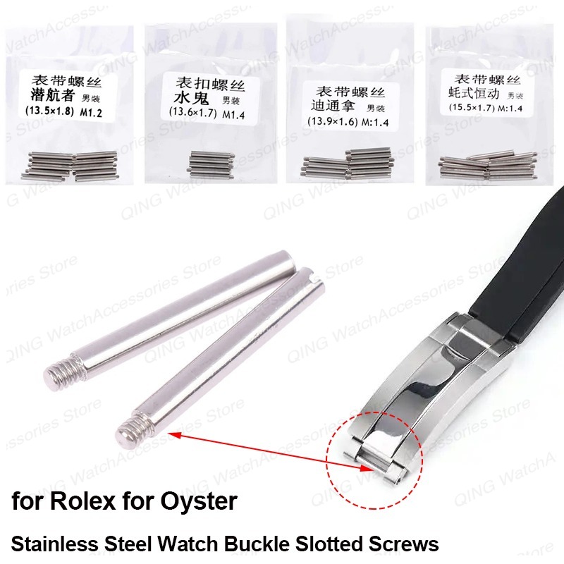 Jewelry Rolex Watches - Clasps Screws Stainless Steel Watch Buckle
