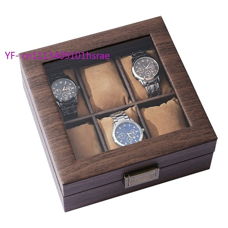 High Jewelry Watches - High-End PU Leather Watch Box 6-Slot