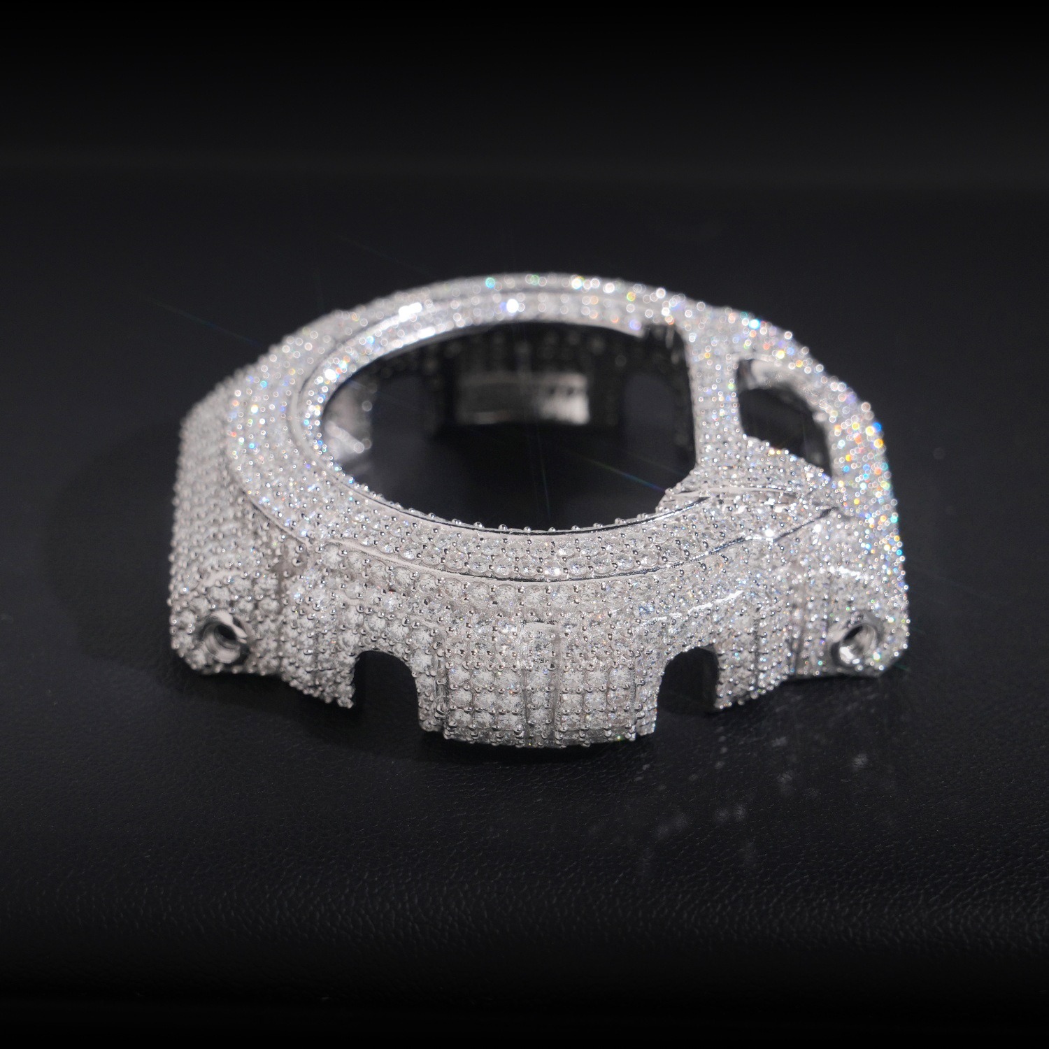 Jewelry Watches Silver - Bling Hip Hop Watch Case: Iced