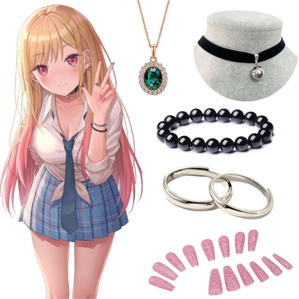 Hoop Earrings - Kitagawa Marin Earrings Necklace My Dress