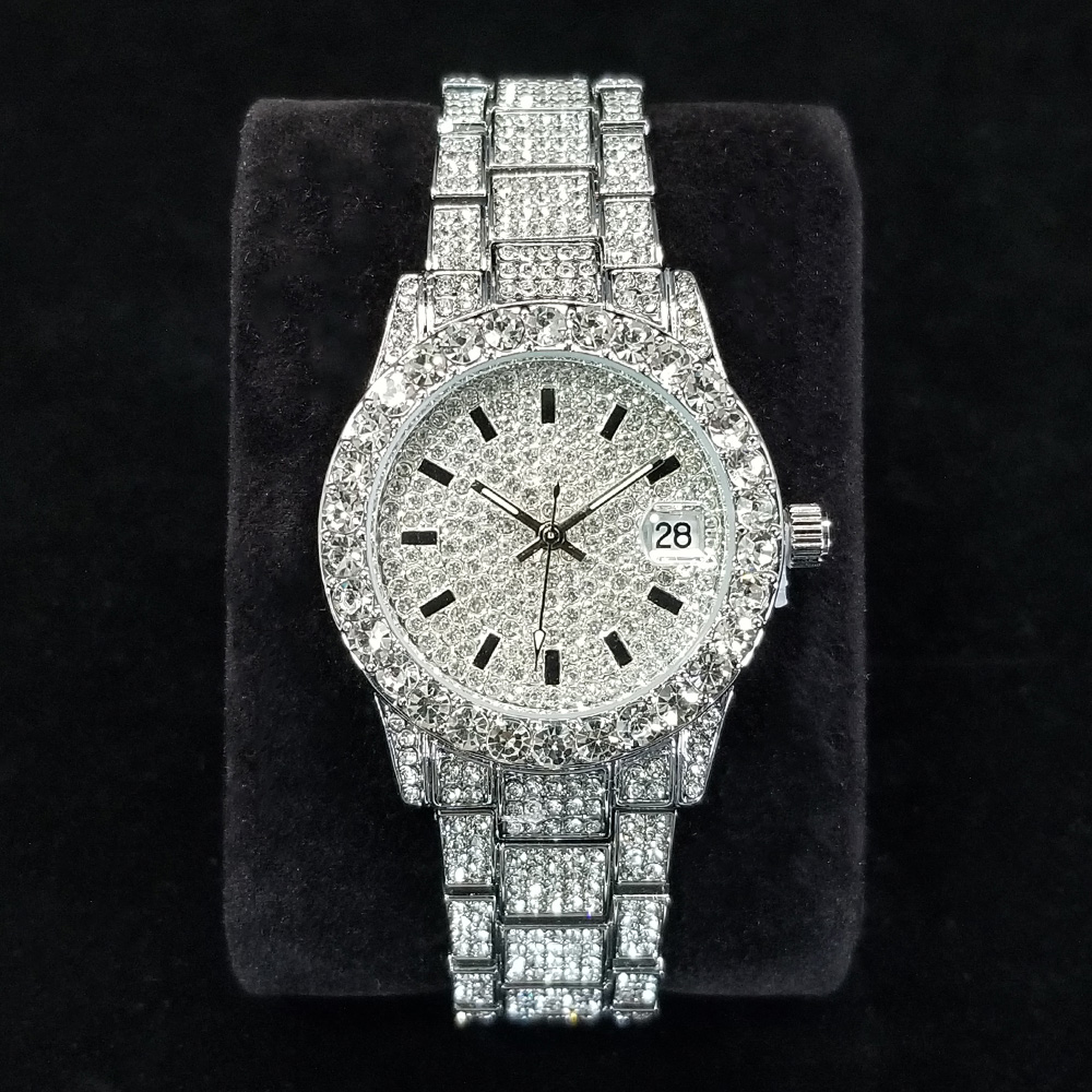 Elegant Diamond Watches Female - Jewelry Watches Silver recension och pris