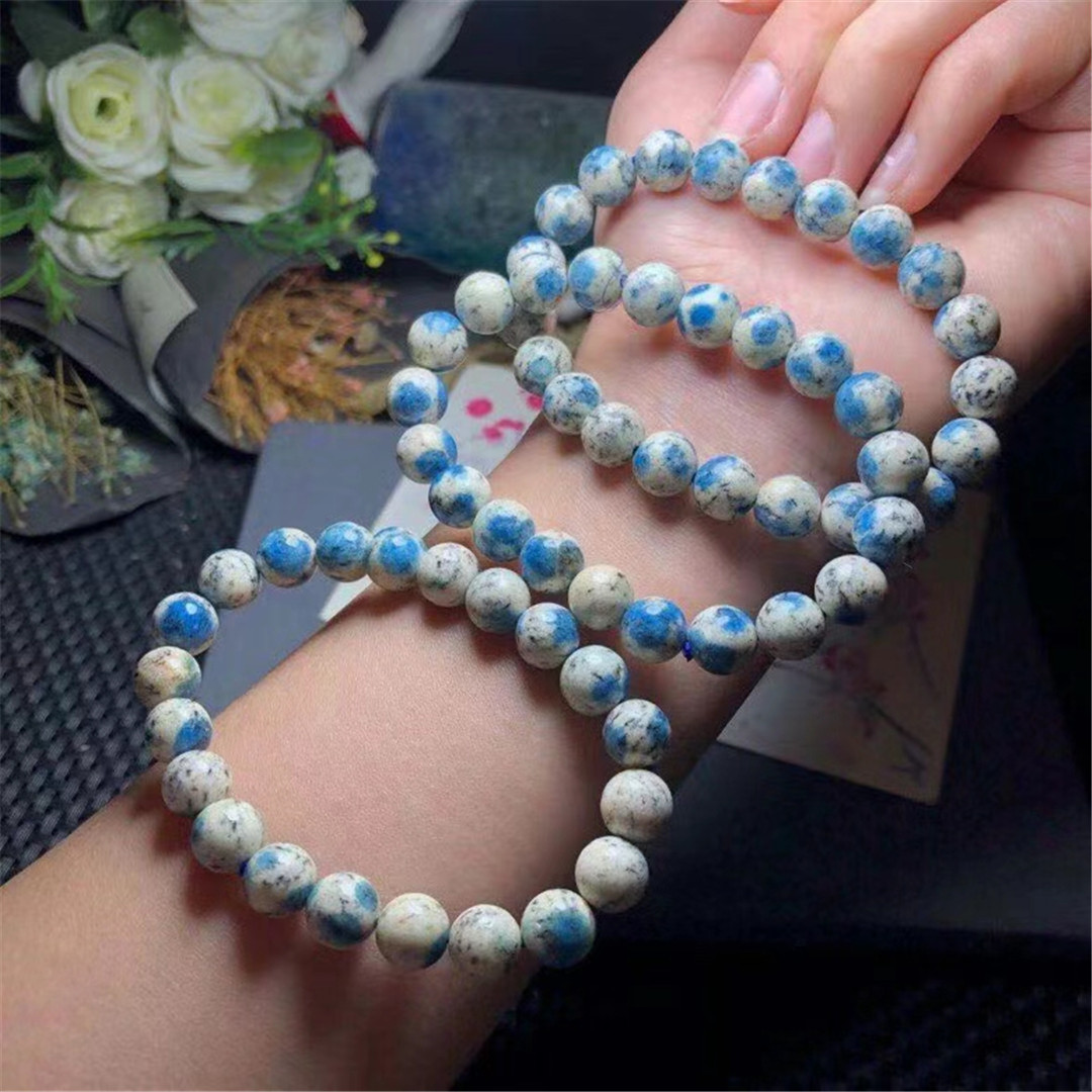9mm Natural K2 Jasper Bracelet - Gemstone Bracelet Healing recension och pris