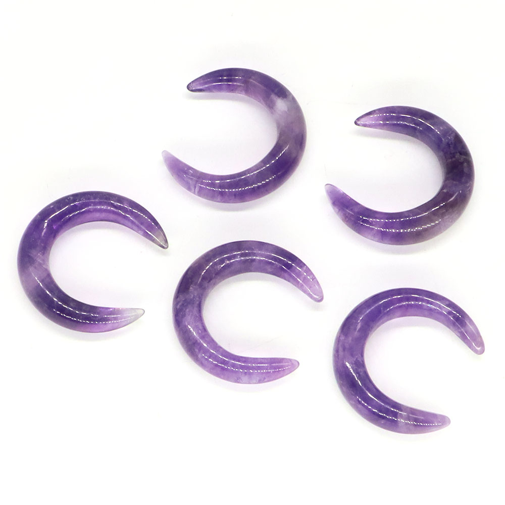 30mm Crescent Moon Shape Natur - Gemstone Bracelet Healing recension och pris
