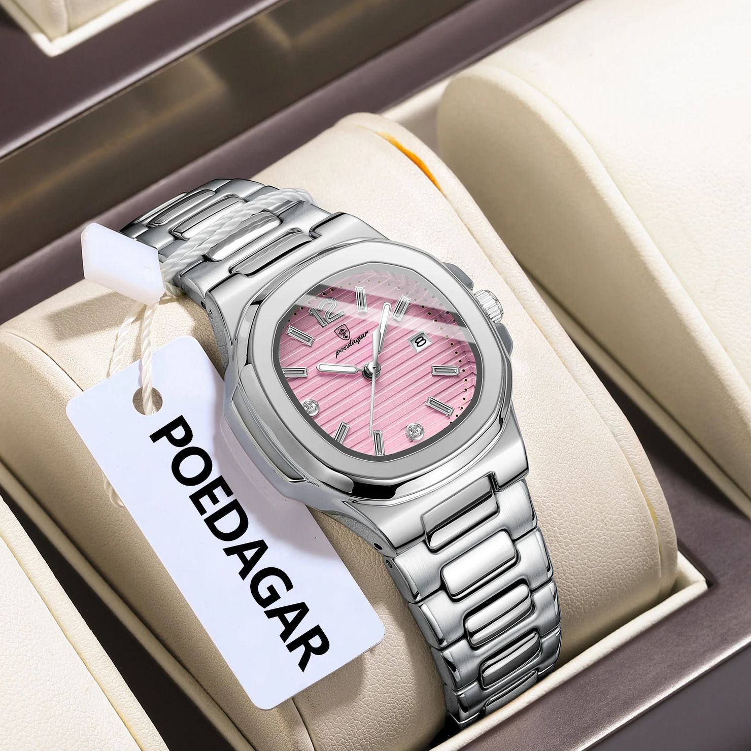 POEDAGAR Square Fashion Woman  - High Jewelry Watches recension och pris