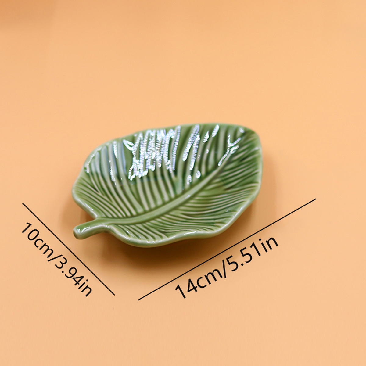 1Pcs Leaf-Shaped Jewelry Organ - Hoop Earrings recension och pris