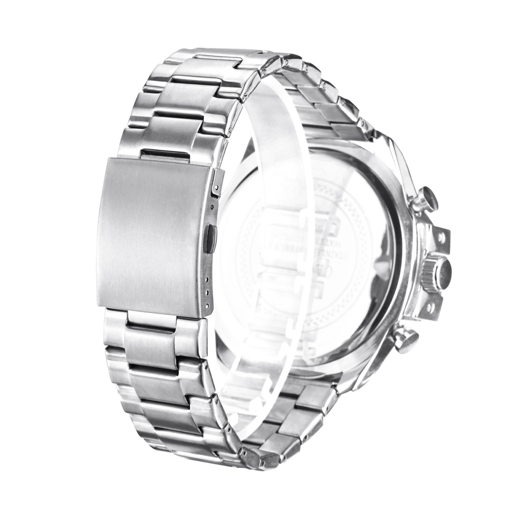 Cagarny Luxury Brand Waterproo - Jewelry Watches Silver recension och pris