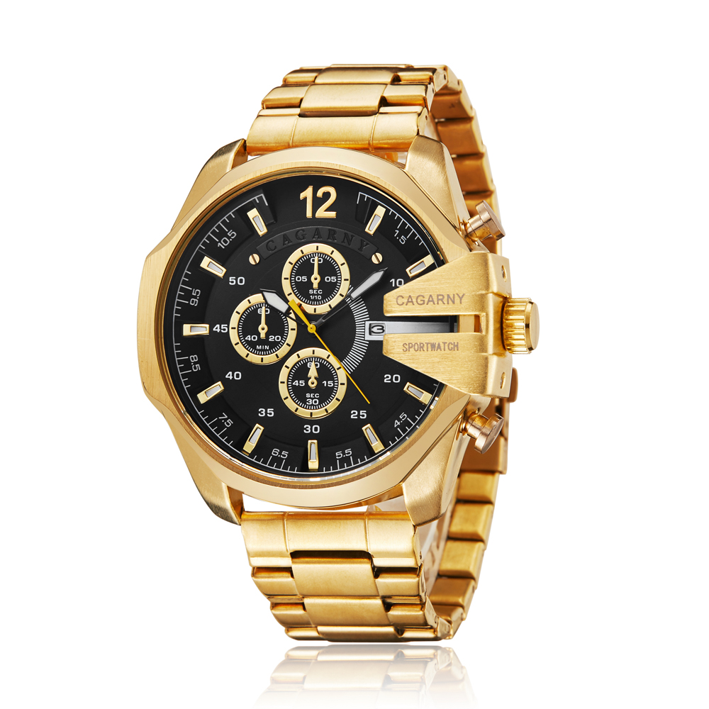 Cagarny Luxury Brand Waterproo - Jewelry Watches Silver recension och pris
