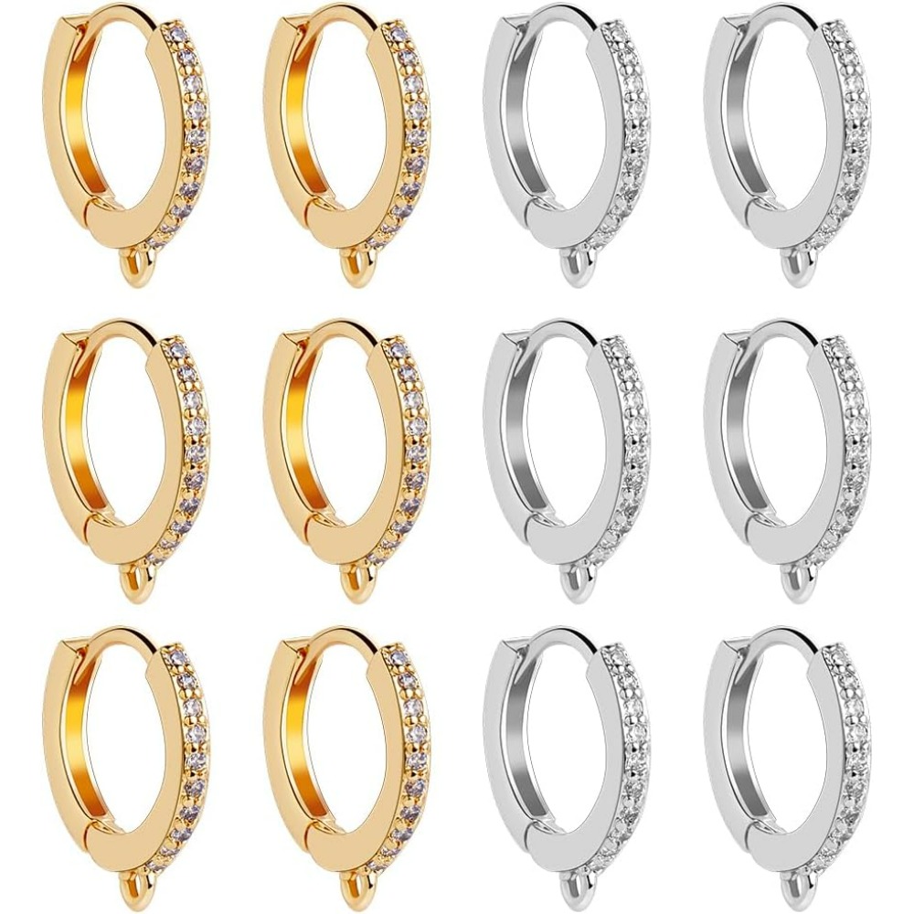 1 Box 12Pcs Round Leverback Ho - Hoop Earrings recension och pris