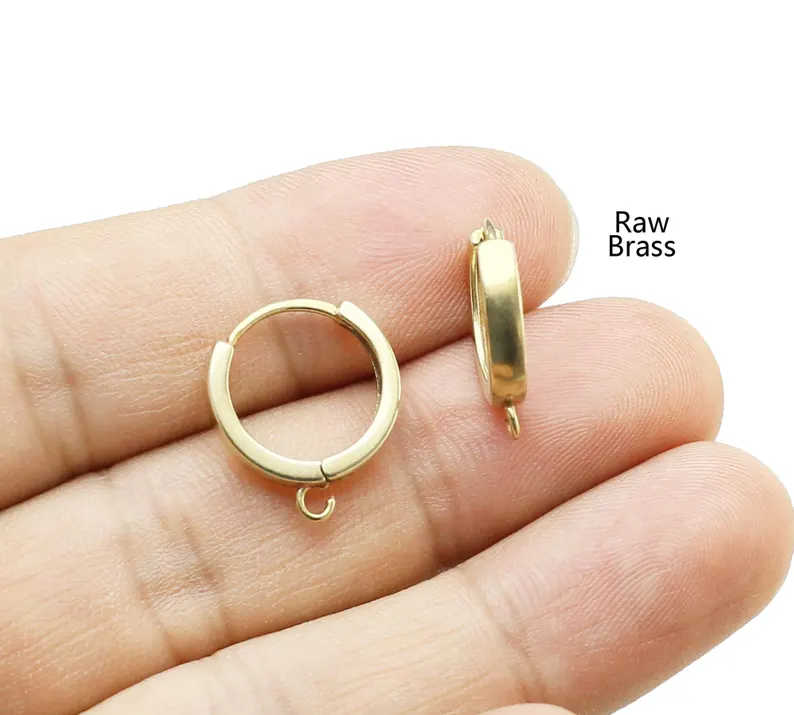10pcs Brass Ear Hoops, Leverba - Hoop Earrings recension och pris