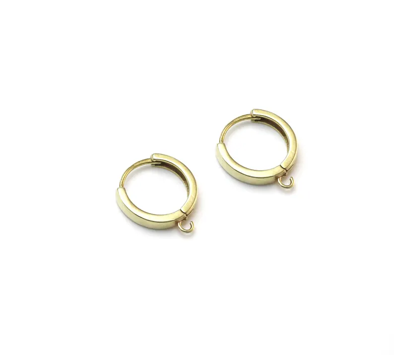 10pcs Brass Ear Hoops, Leverba - Hoop Earrings recension och pris