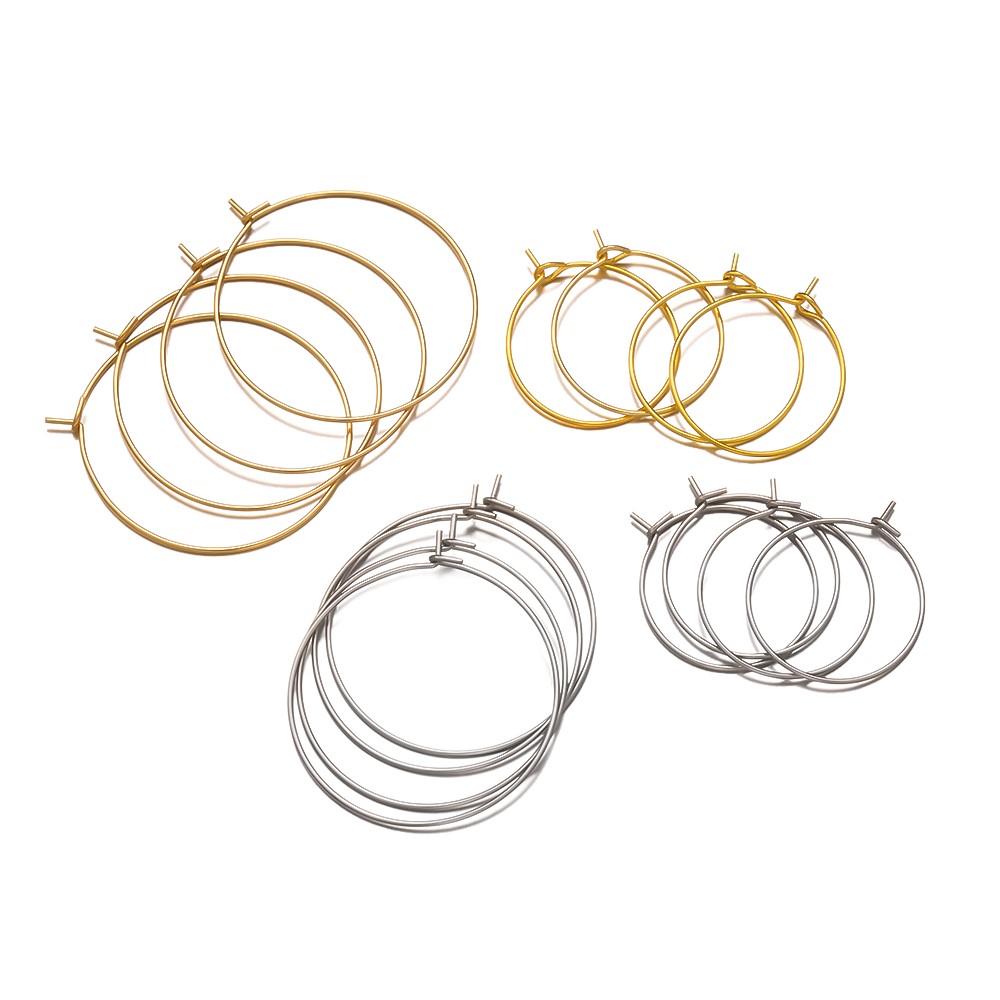 50Pcs 316 Stainless Steel 15 2 - Hoop Earrings recension och pris