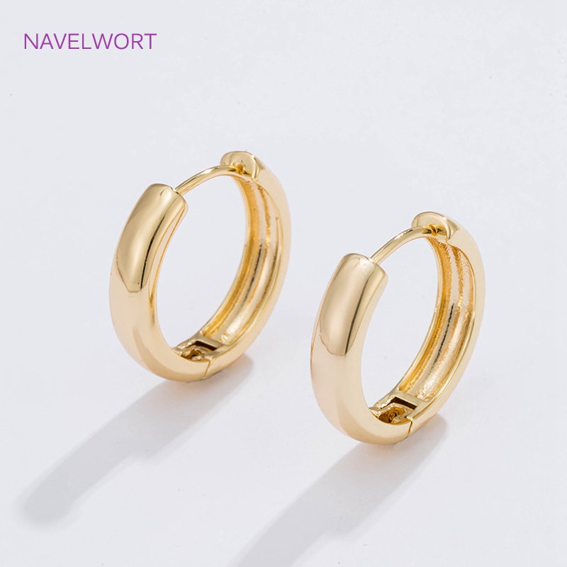 6 Sizes Gold Plated Circle Hoo - Hoop Earrings recension och pris