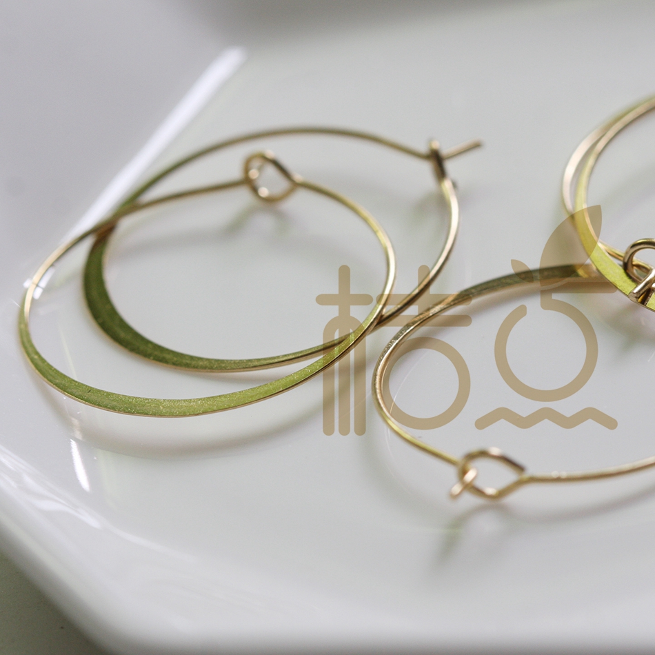 DIY Supply-Premium Plated Soli - Hoop Earrings recension och pris