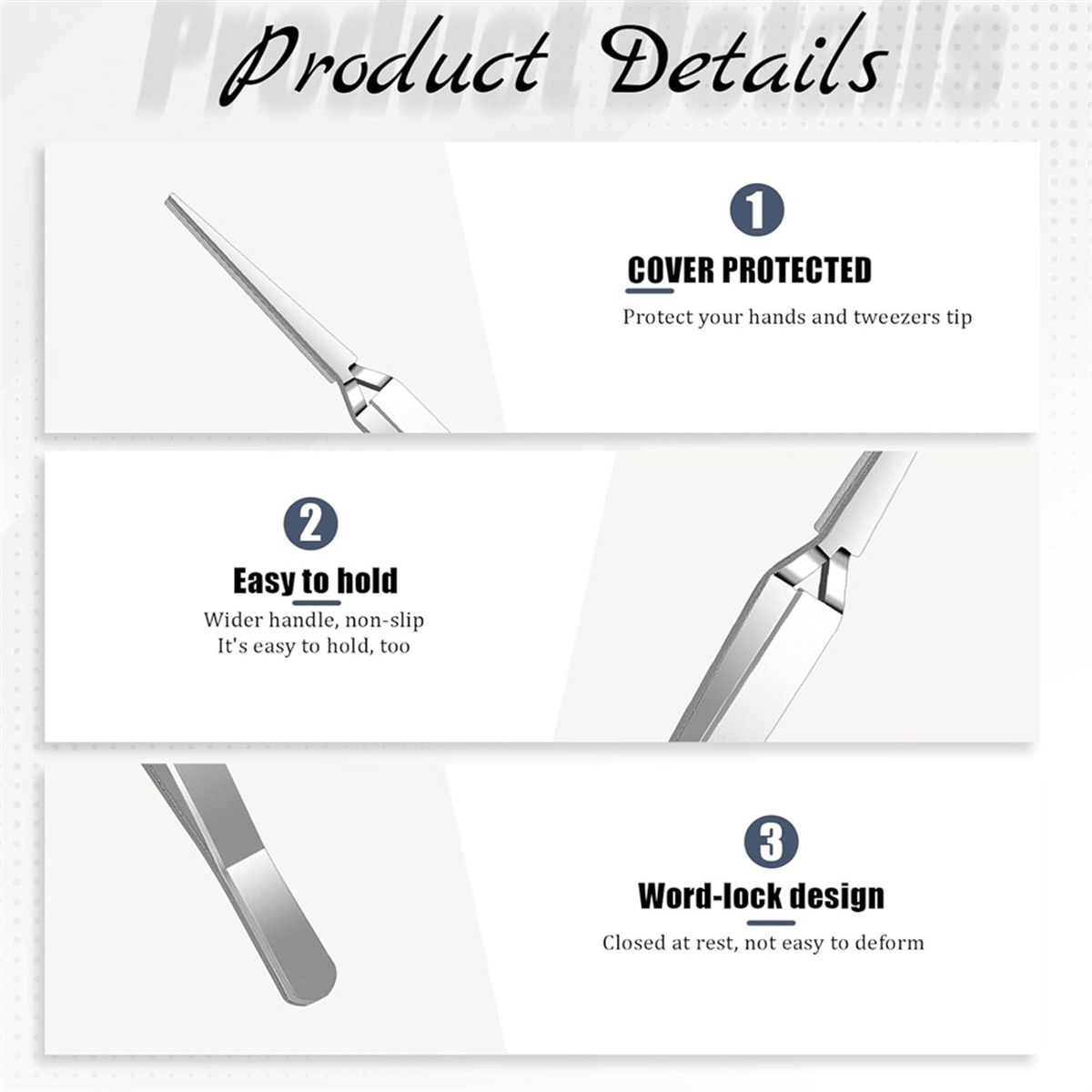 Craft Tweezers, 6 Pieces Locki - Jewelry Watches Repair recension och pris
