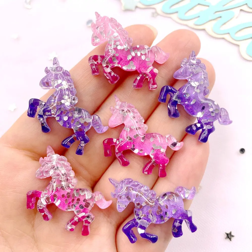 6PCS Colorful Resin Glitter 3D - Paradise Jewelry & Watches Llc Miami Photos recension och pris