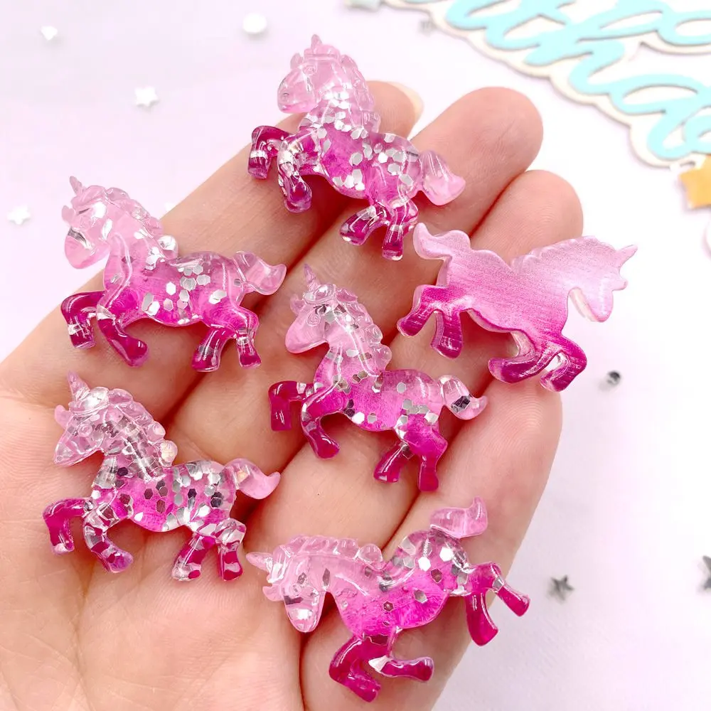 6PCS Colorful Resin Glitter 3D - Paradise Jewelry & Watches Llc Miami Photos recension och pris