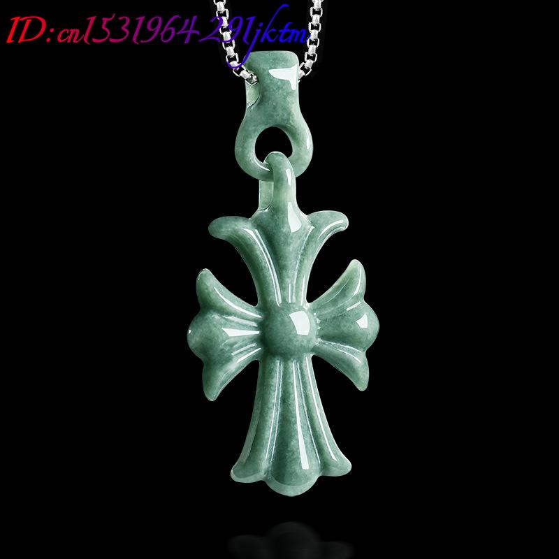 Natural Burmese Jadeite Cross  - Jewelry & Watches Vitopoulos recension och pris
