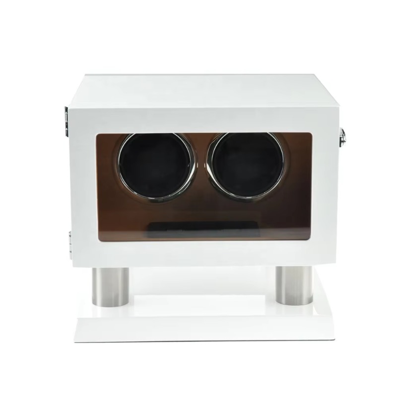 White Brown Leather Controller - Automatic Watch Winder recension och pris