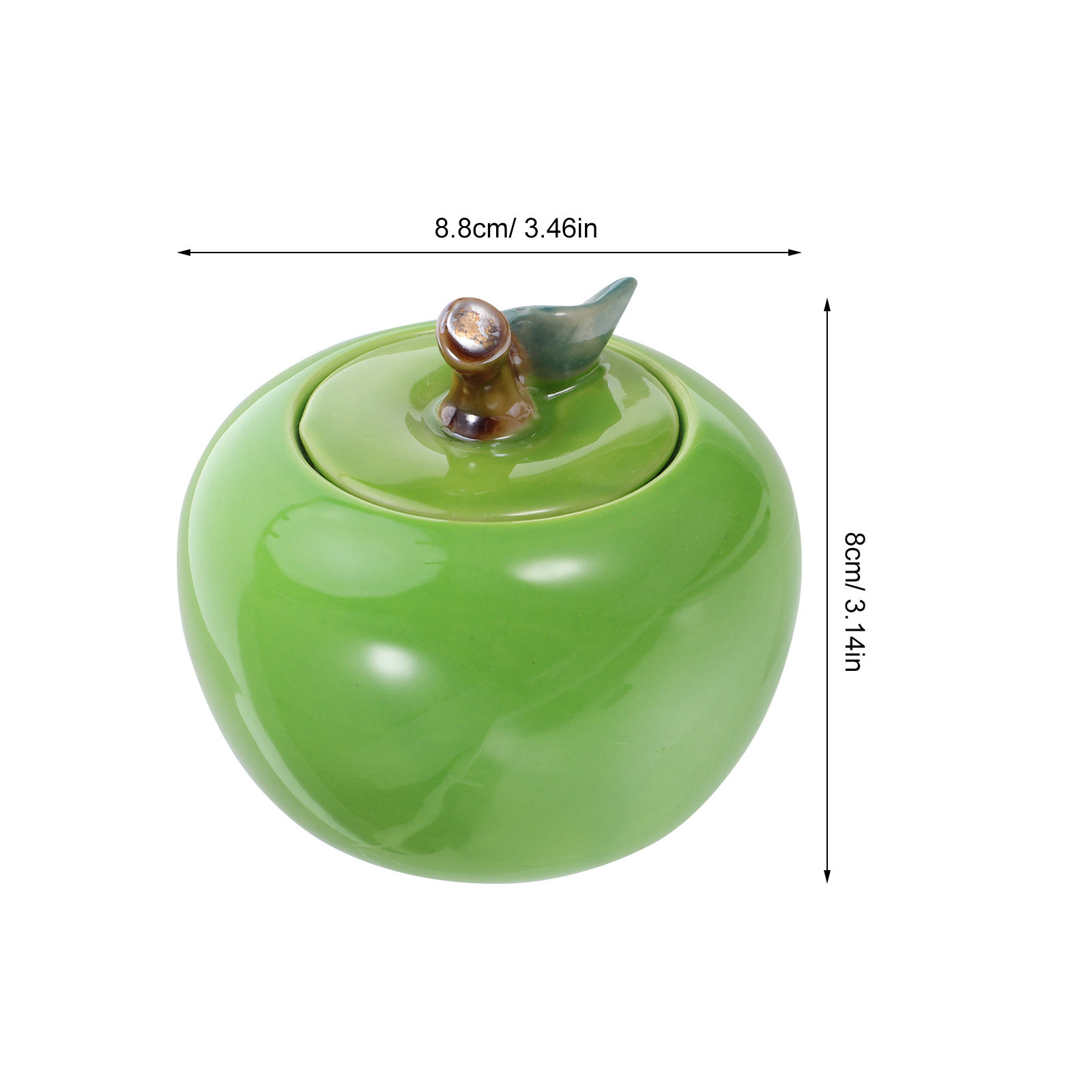 Ceramic Apple Ornament Jar wit - Eve Jewelry & Watches Distribuidor Oficial Rolex recension och pris