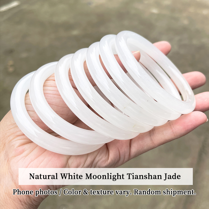1 Piece Natural White Moonligh - Gemstone Bracelet Healing recension och pris