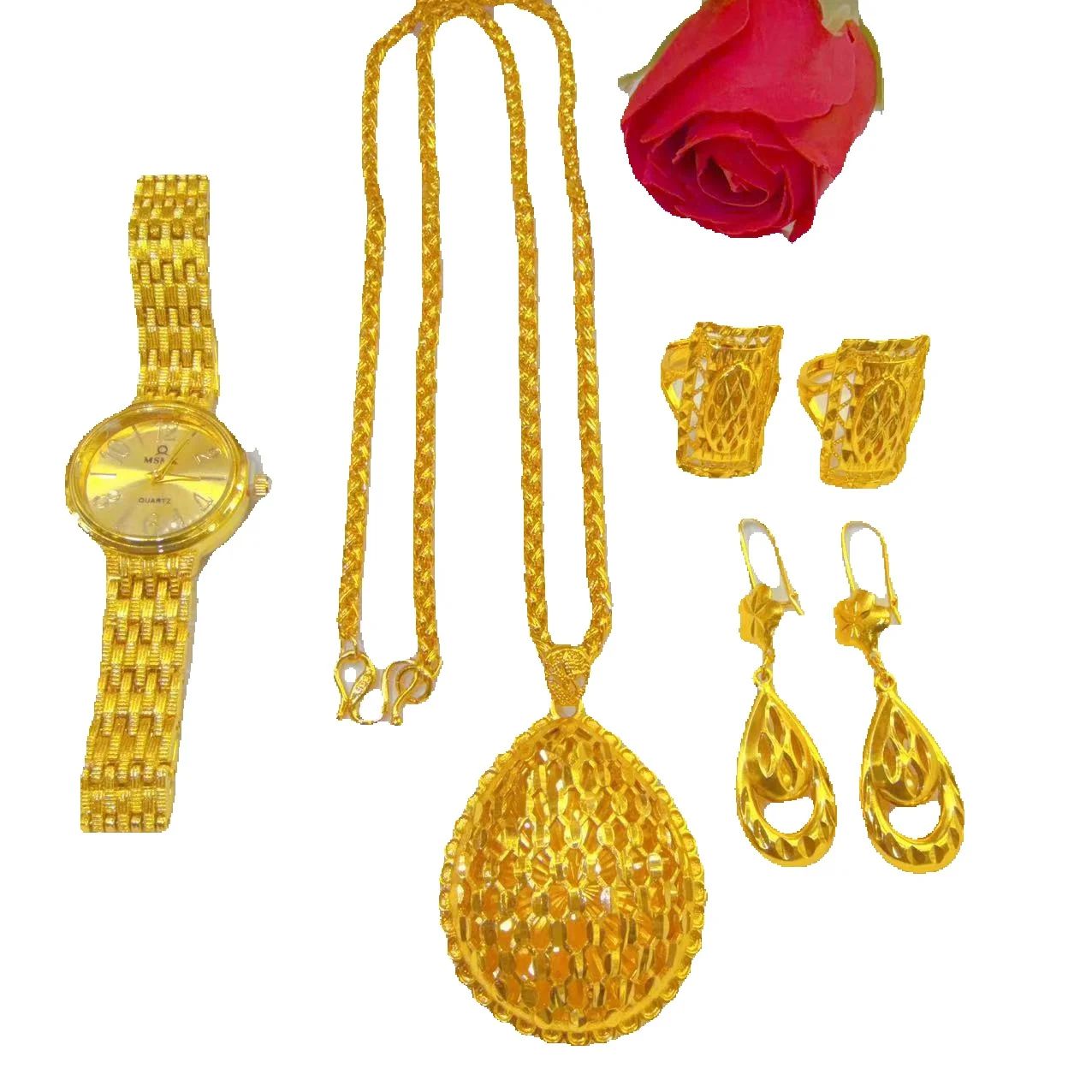 New Dubai Fashion High end 24K - High Jewelry Watches recension och pris