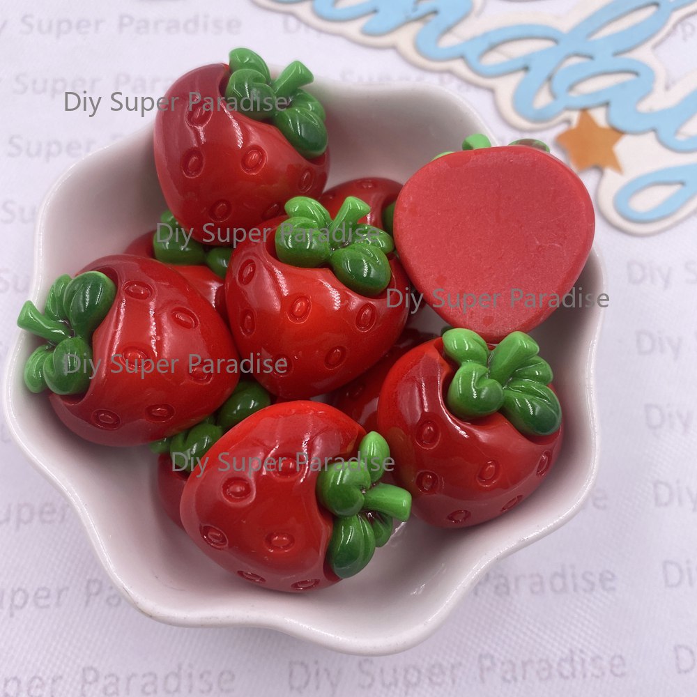 8PCS Resin Kawaii Colorful Red - Paradise Jewelry & Watches Llc Miami Photos recension och pris