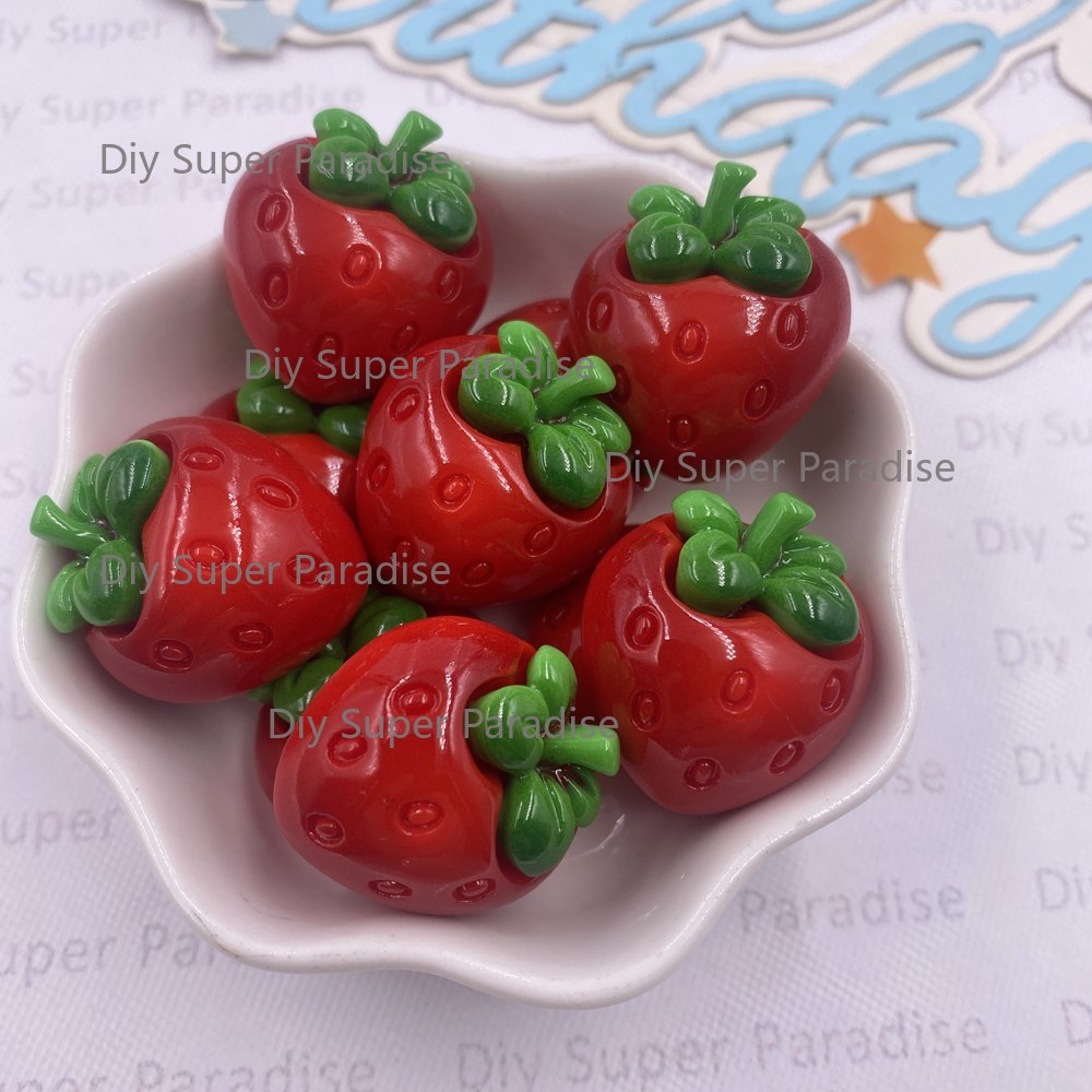 8PCS Resin Kawaii Colorful Red - Paradise Jewelry & Watches Llc Miami Photos recension och pris