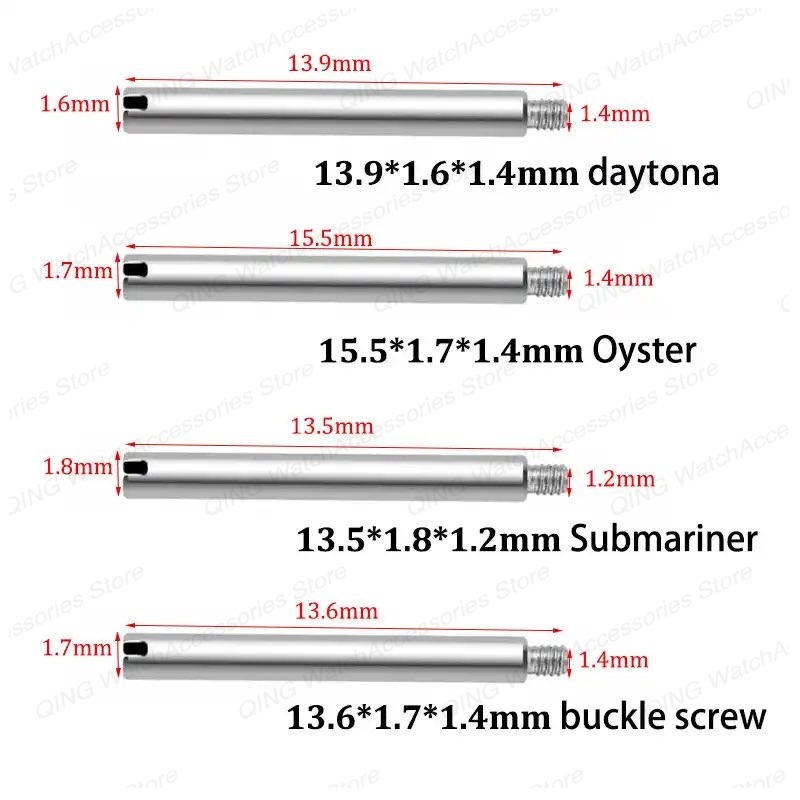 Clasps Screws Stainless Steel  - Jewelry Rolex Watches recension och pris