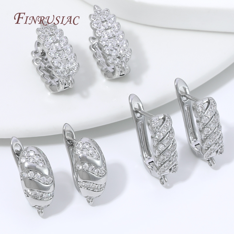 18K Gold Plated Cubic Zirconia - Hoop Earrings recension och pris