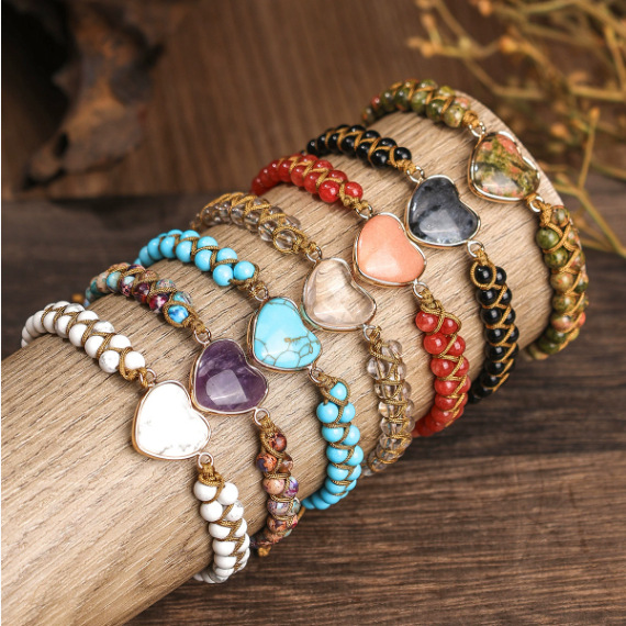 Chinese Style Lucky Blessing N - Gemstone Bracelet Healing recension och pris