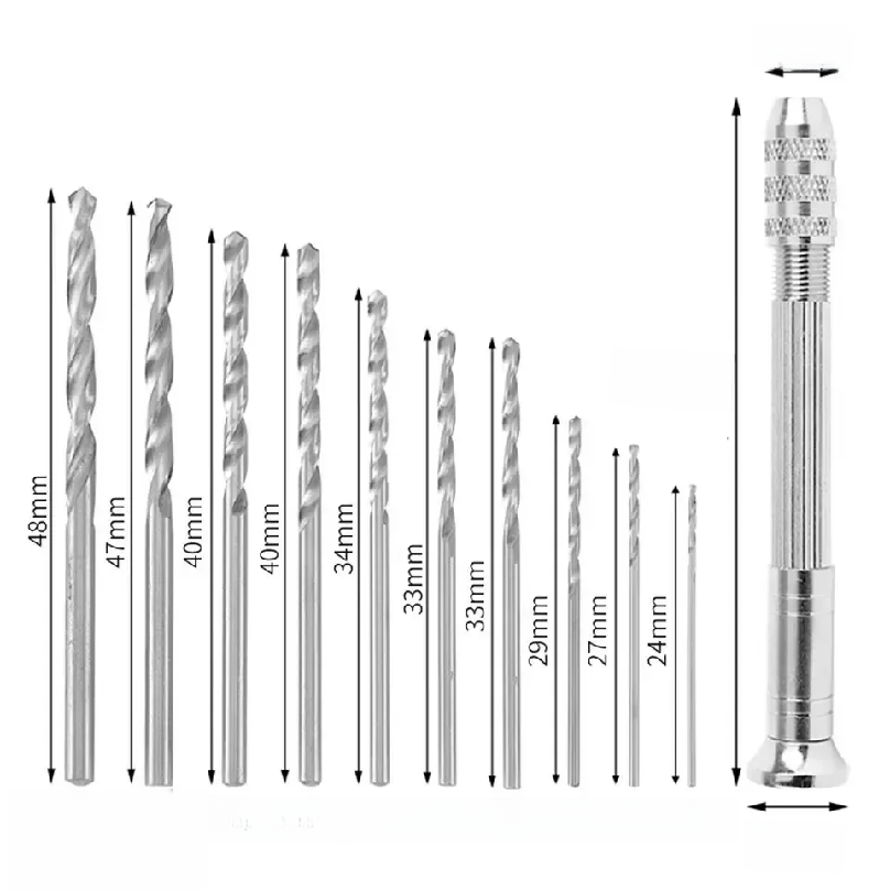 0.8-3.0mm Mini Hand Drill Wood - Watches & Jewelry Lvmh recension och pris