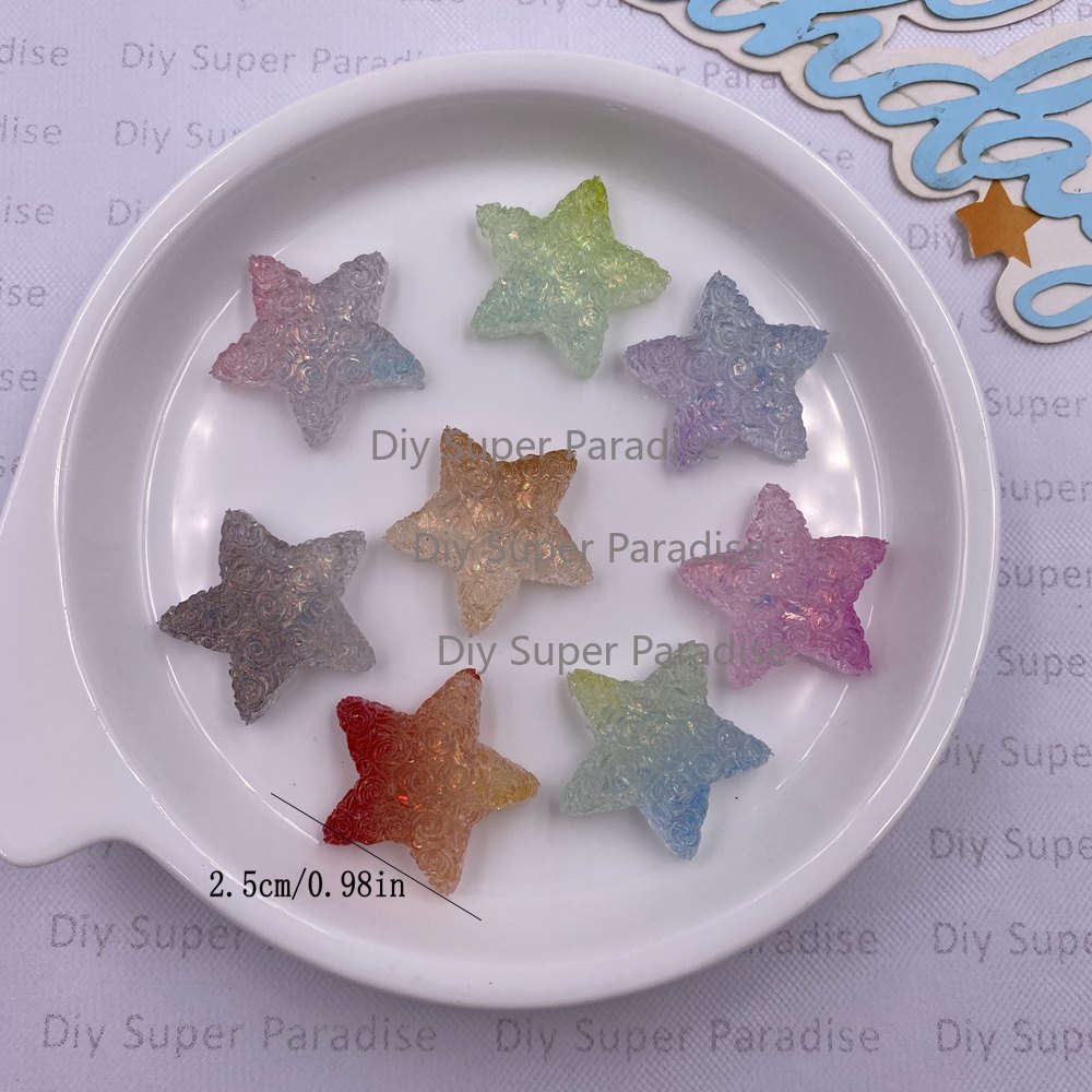 10PCS Resin Clear Candy Color  - Paradise Jewelry & Watches Llc Miami Photos recension och pris