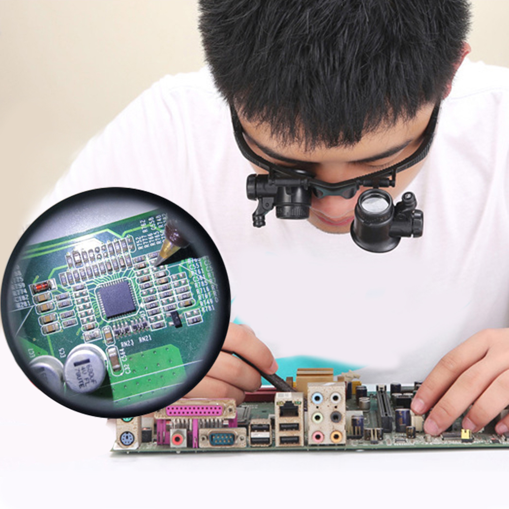 10-25X Head-Worn Magnifier wit - Jewelry Repair & Watches Photos recension och pris
