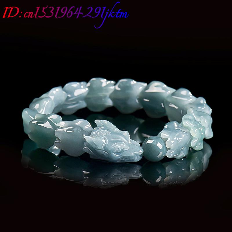 Blue Burmese Jadeite Dragon Br - Jewelry & Watches Vitopoulos recension och pris