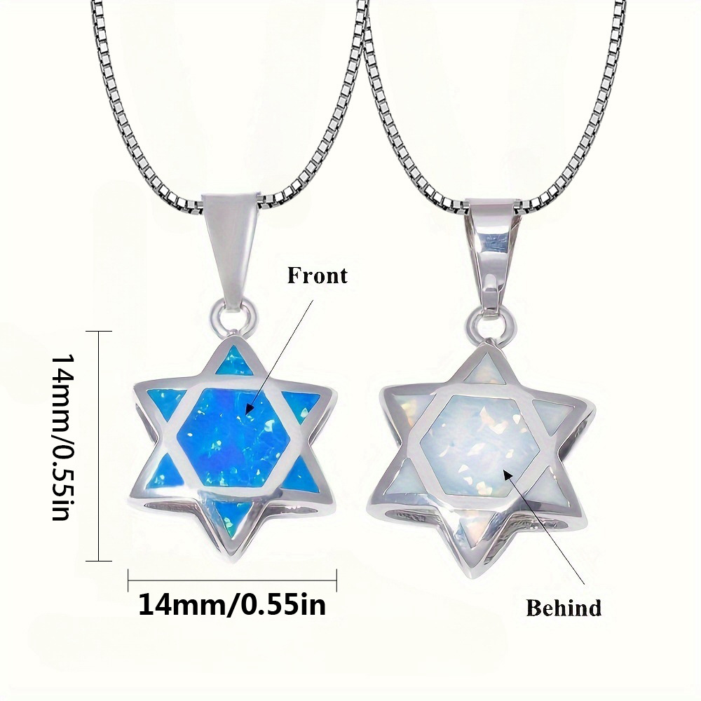 Star of David Opal Pendant Nec - Jewelry & Watches Vitopoulos recension och pris