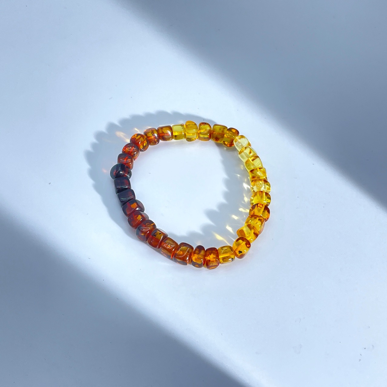 Natural Amber Bracelet Women H - Gemstone Bracelet Healing recension och pris