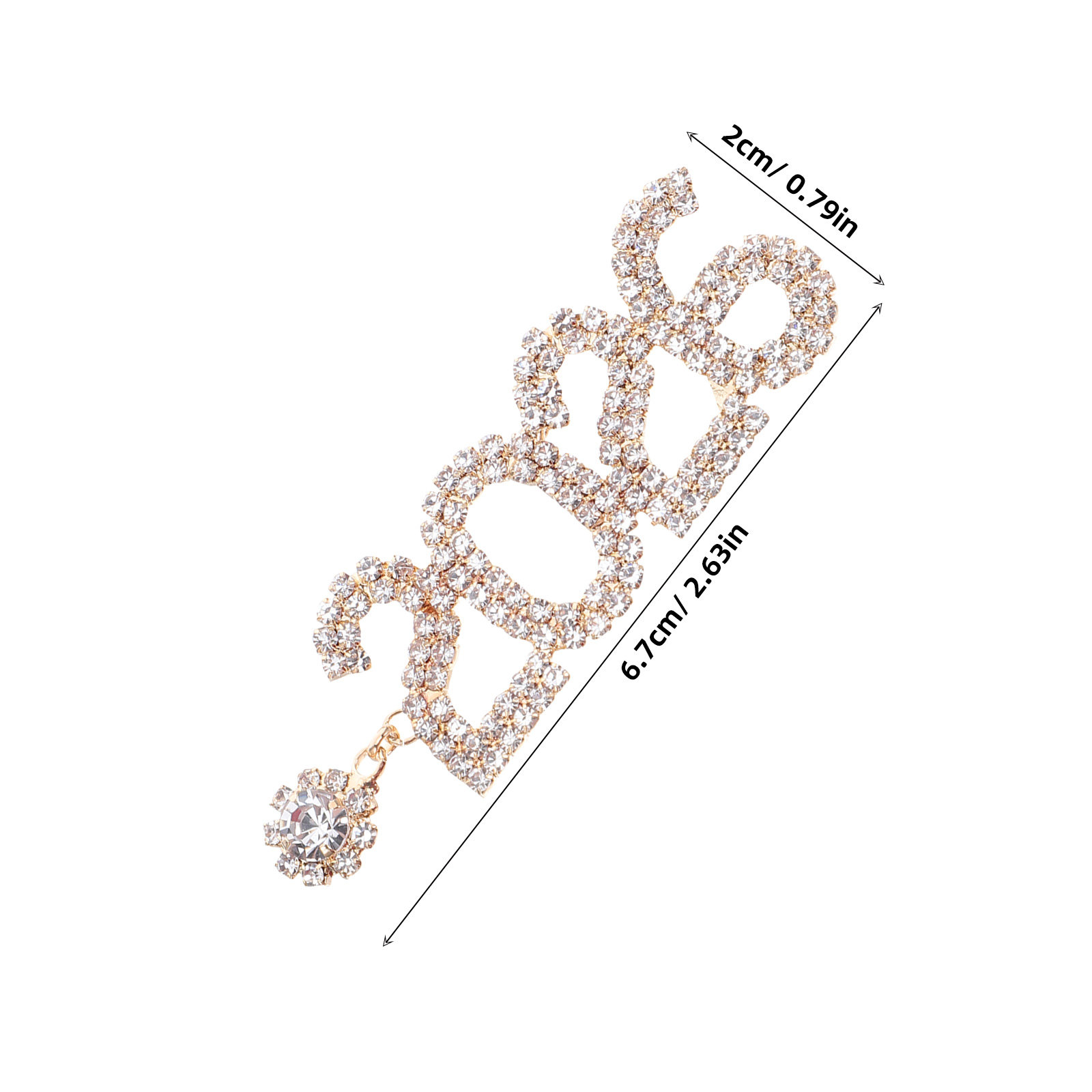 Sparkly Rhinestone 2026 Number - Eve Jewelry & Watches Distribuidor Oficial Rolex recension och pris