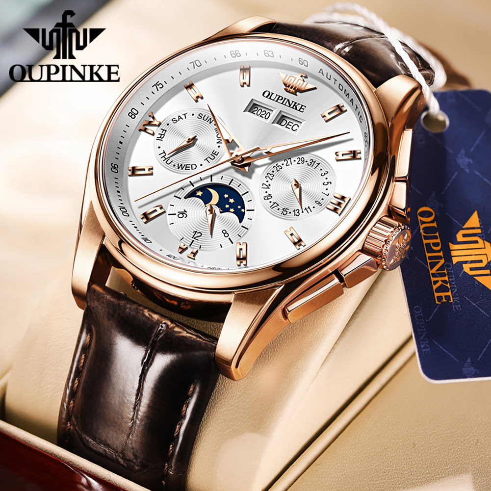 OUPINKE Men's Watches Casual T - Mens Mechanical Watch recension och pris