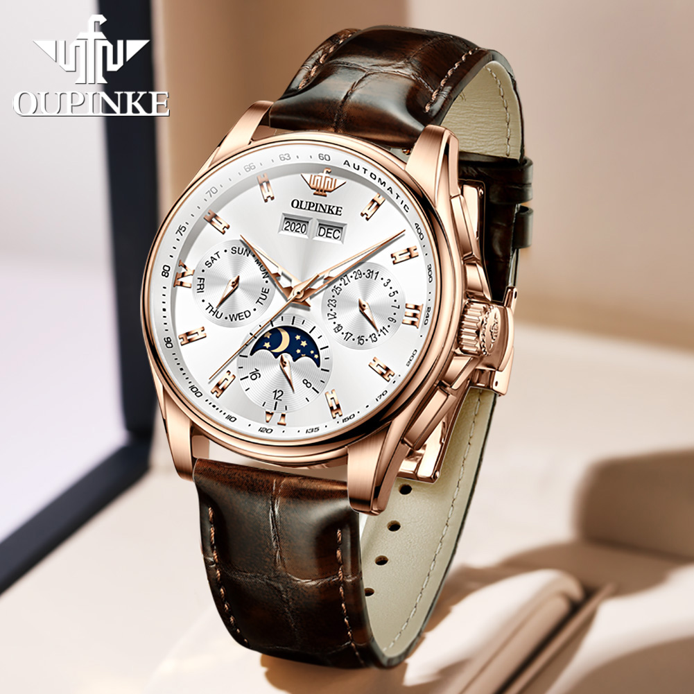 OUPINKE Men's Watches Casual T - Mens Mechanical Watch recension och pris